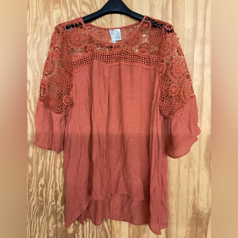 *SALE Crochet Lace Blouse